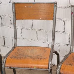 Set di 6 sedie scuola Mullca, Francia anni '60